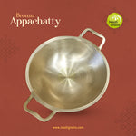 Virgin Kansa Bronze Appa Chatty Appam Pan 78% Copper 22% Tin Vengalam Kanchu