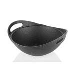 Premium Cast Iron Modern Kadai 9.4 inch ( Pre Seasoned Ready to Use Induction Friendly )