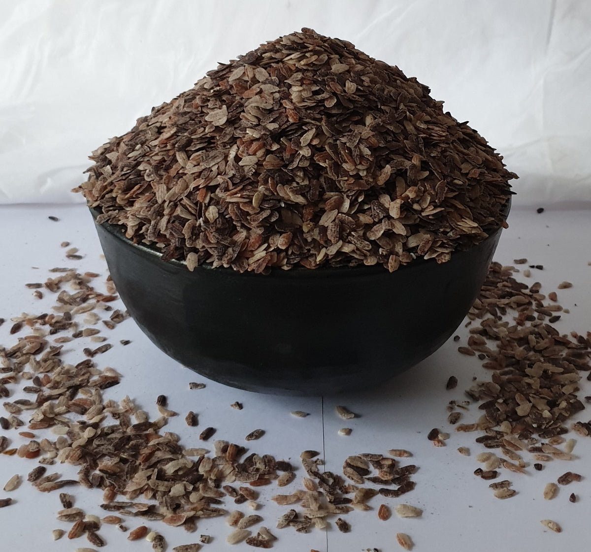 Black Beaten Rice Thick(Black Rice Poha / Karupu Kavuni aval) - Naturally Grown
