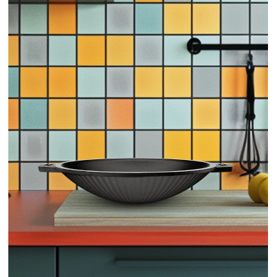 Ultra Smooth Cast Iron Aappa Kadai / Appachatty 8 inch ( Pre Seasoned Ready to Use Appam Pan )