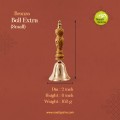 Virgin Kansa Bronze Pooja Bell Extra Small 2 Inch | 78% Copper & 22% Tin | Vengalam / Kanchu | Traditional Pooja Bell