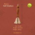 Virgin Kansa Bronze Pooja Bell Medium 3 Inch | 78% Copper & 22% Tin | Vengalam / Kanchu | Traditional Pooja Bell Virgin Kansa Bronze Pooja Bell Medium 3 Inch | 78% Copper & 22% Tin | Vengalam / Kanchu | Traditional Pooja Bell