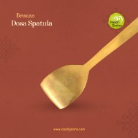 Virgin Kansa Bronze Dosa Spatula | 78% Copper & 22% Tin | Vengalam / Kanchu | Traditional Bronze Dosa Turner