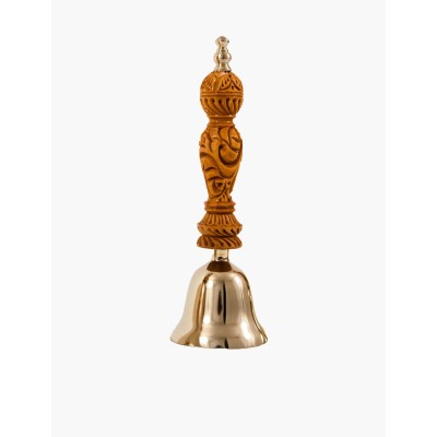 Bronze Pooja Bell 2.5 inch Small ( Pure Kansa - Traditionally Handcrafted )