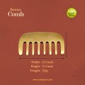Virgin Kansa Bronze Comb / Comb Massager | 78% Copper & 22% Tin | Vengalam / Kanchu