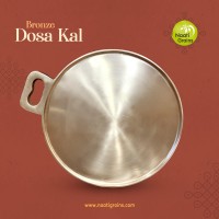 Virgin Kansa Bronze Dosa Tawa / / Dosa Kal – 78% Copper | 22% Tin ( Vengalam / Kanchu )