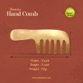 Virgin Kansa Bronze Hand Comb / Comb Massager | 78% Copper & 22% Tin | Vengalam / Kanchu