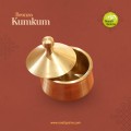 Virgin Kansa Bronze Kumkum / Chandan Handi | Kunguma Chimil | 78% Copper & 22% Tin | Vengalam / Kanchu
