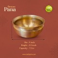 Bronze Pana / Pot - 8 inch ( Kansa / Vengalam / Kanchu - Traditionally Handcrafted )
