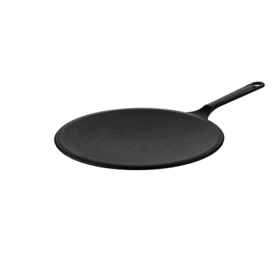 Ultra Smooth Cast Iron Roti Tawa 10.2 inch Single Long Handle ( Pre Seasoned Ready to Use Induction Friendly )