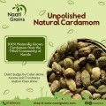 Unpolished Natural Cardamom - Elaichi - Elakki - Elakai - Naturally Grown