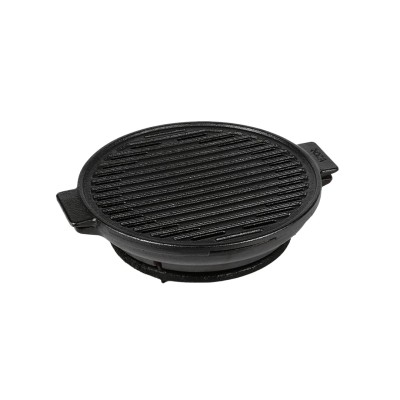 Ultra Smooth Cast Iron Stove Grill 9.5 inch ( Pre Seasoned Ready to Use )
