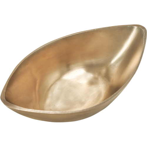 Bronze Boat Handi Small 3.5inch ( Kansa / Vengalam / Kanchu - Traditionally Handcrafted )