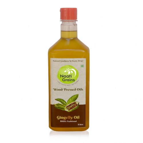 Wood Pressed Gingelly Oil (100% Cold Pressed)