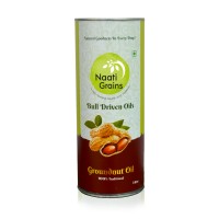 Bull Driven Groundnut oil (Cold Pressed)