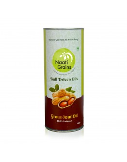 Bull Driven Groundnut oil (Cold Pressed)