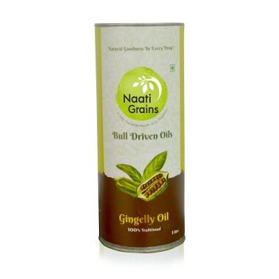 Bull Driven Gingelly Oil (Cold Pressed)
