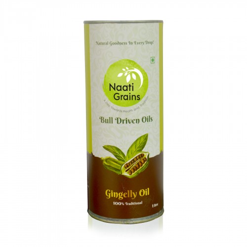 Bull Driven Gingelly Oil (Cold Pressed)