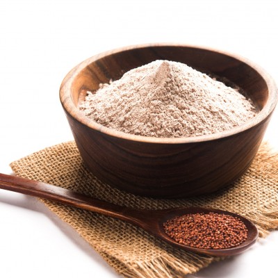 Naati Ragi Flour ( Finger Millet / Kelvaragu / Nachani / Nachni / - Natrally Grown / Desi Variety )