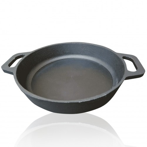 Cast Iron Oven Skillet 10 inch ( Pre Seasoned Ready to Use)